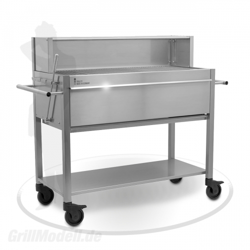Holzkohlegrill - Profigrill aus Edelstahl PROFIstar 1000 - Modulbausatz