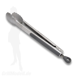 Grillzange aus Edelstahl - grau Grillzange aus Edelstahl - grau