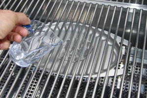 Grill-Aromaschale aus Edelstahl für indirektes Grillen